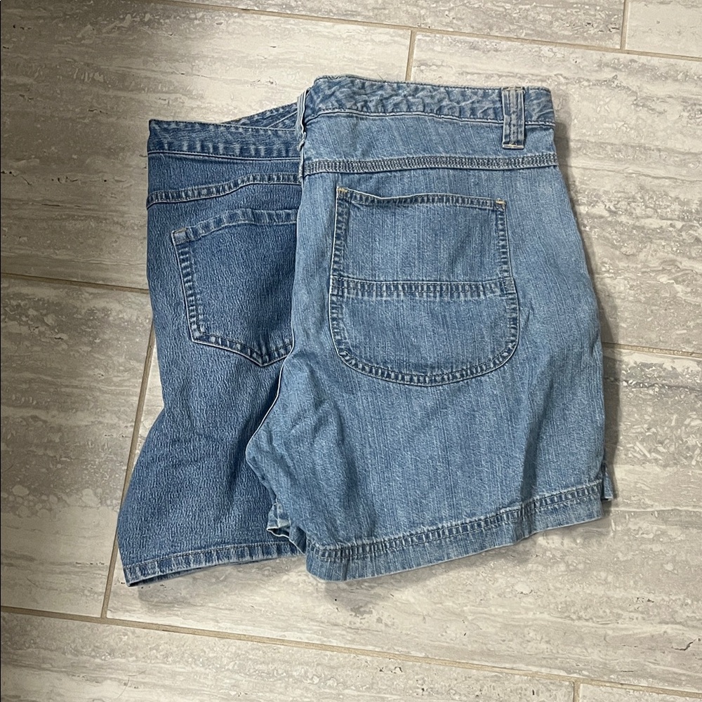 Blue Denim Shorts